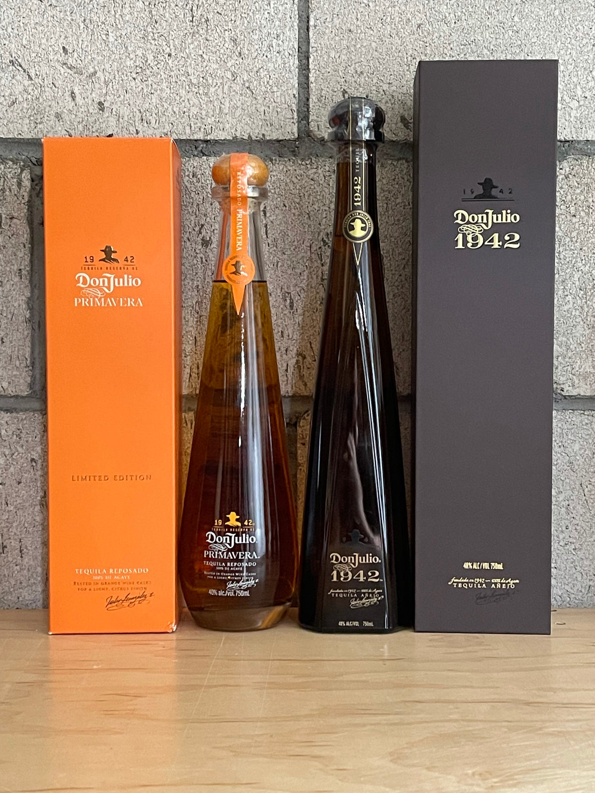 Don Julio 1942 Reposado Primvera & Anejo Tequila Bundle Set 
