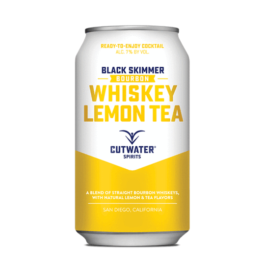 Cutwater "Whiskey Lemon Tea" Cocktail (4-Pack) (12 Ounce Cans).